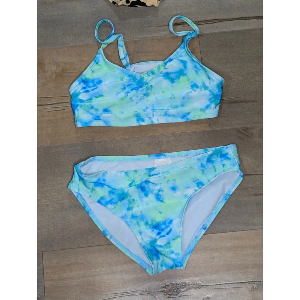 Girls Swimsuit Bundle Size L (10/12) Art Class 4 Two-Piece Swim Sets NWOT